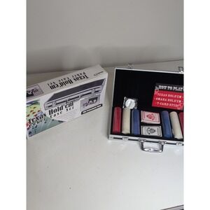 Halex Texas Hold'em Poker Case Set New In Original Box